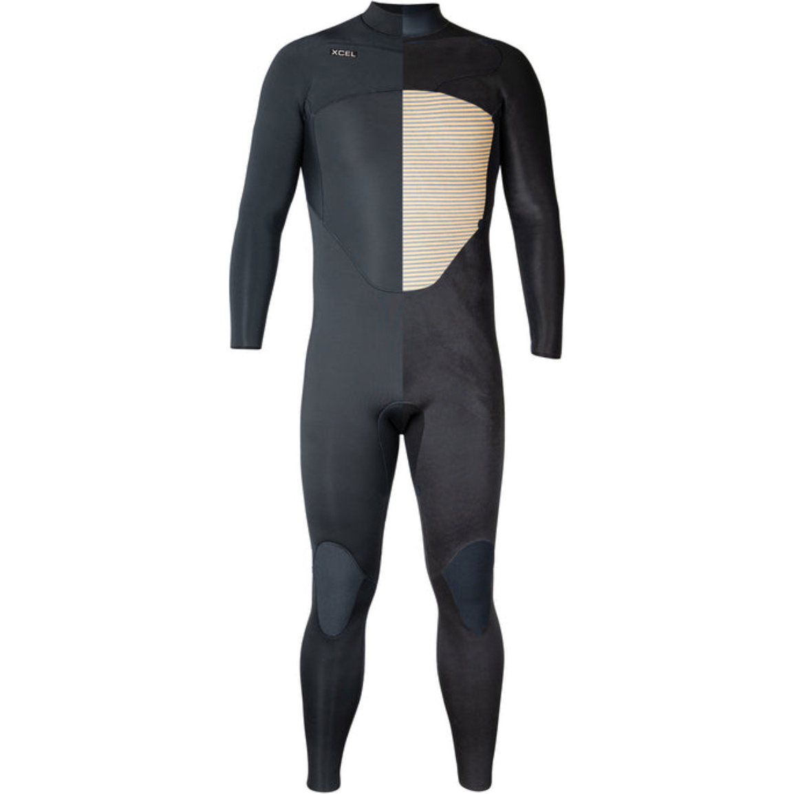 2026 Xcel Da Uomo Axis 4/3mm Chest Zip Muta ME43ZAX5 - Black